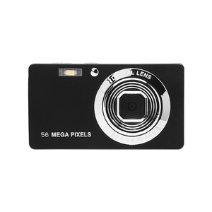 Nouveau produit : Appareil photo compact rose et rouge pour filles, appareil photo numérique pour vlog et vidéo 4K - Product Image 1