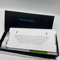 Instrument de mesure du niveau sonore électronique 4-en-1 avec affichage LED rétroéclairé, dispositif de mesure du bruit en décibels, machine électronique