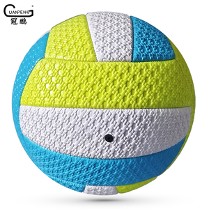 Vente d'usine Ballon de <span class=keywords><strong>volley</strong></span>-<span class=keywords><strong>ball</strong></span> bon marché officiel taille 5 avec logo personnalisé pour événement promotionnel - Product Image 1