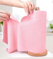 Serviettes jetables carrées en microfibre de polyamide, séchage rapide, absorbantes, détachables, lavables, écologiques, pour le nettoyage de la cuisine et des vitres