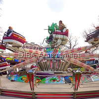 24 36 sièges Fun Fair Theme Park Attraction Fairground Jumping Machine Bounce Jump and Smile Ride Amusement Rides