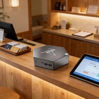 Mini PC Anbi pour la gestion de l'état des chambres et la lecture d'identifiants, compatible avec les gîtes et les appartements à louer à court terme, pour l'accueil et l'enregistrement des informations quotidiennes des clients