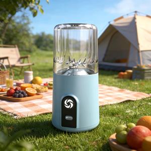 260ml USB Rechargeable Portable Blender, BPA Free Mini Electric Fruit Juicer with Stainless Blades, Leak Proof - Product Image 1