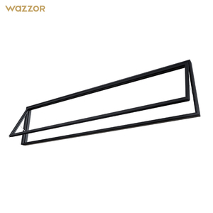 Ventana de Toldo con Bisagras Ocultas para Villa, Ventana de Toldo Interior de Vidrio Templado Doble Estilo Francés Personalizado Wazzor - Product Image 3