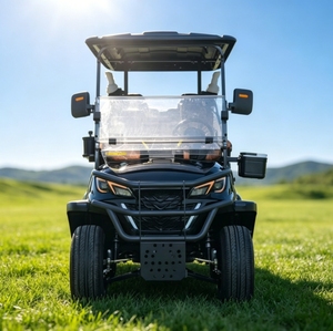 Voiturette de golf électrique au lithium personnalisable 4 places 48 volts de qualité supérieure avec personnalisation gratuite de la couleur et du logo pour usage en resort ou sur le parcours - Product Image 3