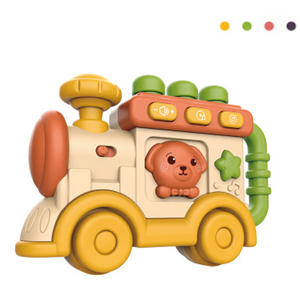 Chenghai SamToyCn tren de música educativo eléctrico inglés español ruso Idioma bebé aprender Montessori juguete educativo para chico - Product Image 1