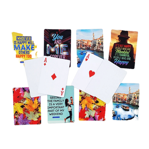 グリーティングカード昇華空紙ゲーム旅行用昇華ボックス付きトランプ/父の日ギフト - Product Image 4