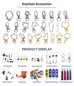 Porte-clés en métal personnalisé avec logo, breloques multiples, émail doré, sac à main, tour Eiffel, carte postale, mode, cadeau pour femme, vente en gros - Product Image 5
