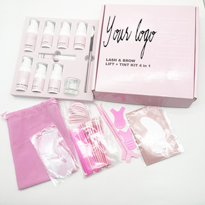 Logo personnalisé Lash & Brow Lift + teinte 4 en 1 Brow Tint Lash Lift Perm Kit Extension de Cils Sourcils Lamination Kit Brow Lift Kit - Product Image 2
