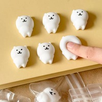 Jouets Squishy pour Enfants, Anti-Stress, Mini Animaux Mochi Kawaii à Remontée Lente, Jouets Sensoriels en Silicone Anti-Stress