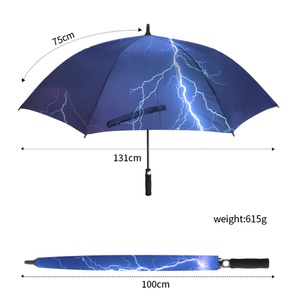 Factory Direct Oversize Automatic Golf <b>Umbrella</b> 62 Inch Ventilated Canopy UV Protection <b>Umbrella</b> Custom Printing - Product Image 4