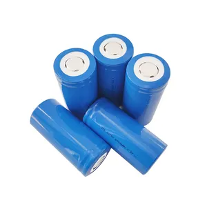 Deep Cycle 32700 3.2V LiFePO4 Cylindrical 3.2V 6000mah Cell 32650 6000mAH LiFePO4 Battery LFP Cells for Solar LED Street Light