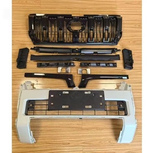 YBJ voiture accessoires Kit carrosserie calandre de pare-chocs avant Version <span class=keywords><strong>VX</strong></span> noir pour <span class=keywords><strong>Prado</strong></span> FJ250 2024-2027 modifié LC250 Kit carrosserie - Product Image 3