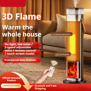 Calentador Eléctrico Doméstico con Ventilador PTC de Calentamiento Rápido, Control Remoto, USB, 2000W, Clase de Eficiencia Energética A, <span class=keywords><strong>Estufa</strong></span> Portátil - Product Image 2