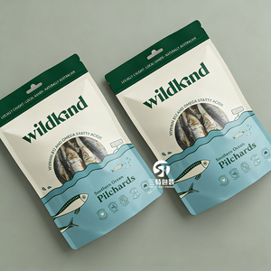 Bolsas Personalizadas con Cierre Vertical para Aperitivos de Mariscos |   Empaque a prueba de humedad de papel de aluminio con orificio euro para snacks liofilizados - Product Image 6