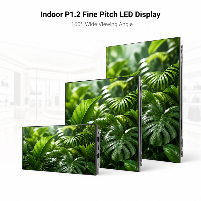 Indoor P1.2 Fine Pitch 8K LED Display with HDR Support 160 Viewing Angle High Refresh Rate for Mall and Showroom