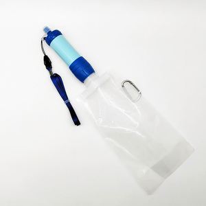 Kit de Purification d'Eau Portable pour Camping et Randonnée – Mini Filtre à Eau et Paille Filtrante pour Survie en Extérieur - Product Image 1