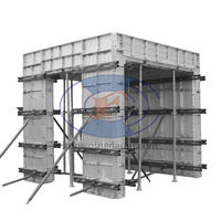Coffrage en aluminium à faible coût H&F, coffrage en béton, réutilisable, léger, durable, coffrage en aluminium modulaire pour la construction