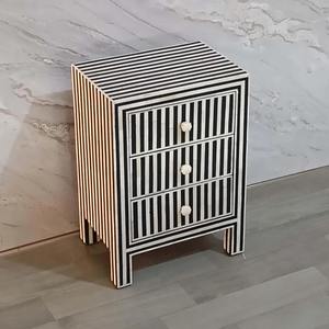 Fournisseur en gros de meubles décoratifs faits à la main de style vintage avec tiroirs de rangement en incrustation d'os pour la maison et les hôtels, à vendre - Product Image 6