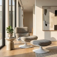 Canapé de salon de luxe italien au design moderne, en tissu écologique, pour ameublement de maison et détente