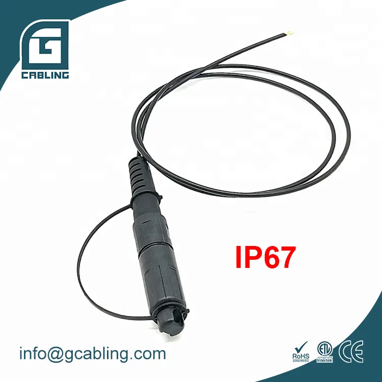 Gcabling SC LC UPC APC 10 20M 50M patchcord SX النواة IP67 IP68 الألياف البصرية patchcord في الهواء الطلق Fibra Optique كابل التصحيح ضفيرة