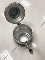 Ensemble à café marocain de haute qualité en gros, théière moderne en acier inoxydable, design turc, théière pour hôtels
