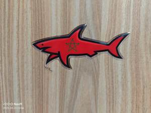 2025 Blnieece DIY防水鲨鱼卡通贴纸快速厂家批发手机衣服帽子装饰品 - Product Image 5