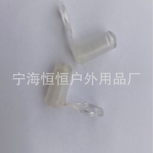 Protège-embout de bâton de trekking Hengheng en caoutchouc transparent pour la randonnée en extérieur - Product Image 1