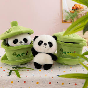 Peluche de <span class=keywords><strong>Panda</strong></span> con Taza de Té, Diseño Cultural y Creativo, Especial de Chengdu, Regalo de Recuerdo - Product Image 5