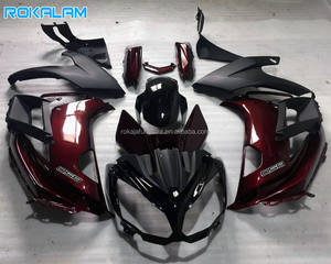 Carenado Deportivo para Motocicleta Kawasaki Ninja 650R <span class=keywords><strong>ER</strong></span>-<span class=keywords><strong>6F</strong></span> 12 13 14 15 16, Carrocería ER6F 2012 <span class=keywords><strong>2013</strong></span> 2014 2015 2016, Color Rojo Vino, Repuesto - Product Image 1
