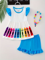 Ensemble de vêtements pour bébé fille de haute qualité à prix avantageux, imprimé baseball, 2 pièces, manches perlées, shorts, tenues pour enfants