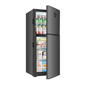 MG Double Door Double Temperature Small <b>Refrigerator</b> Air Cooling UK Plug Household Plastic - Product Image 5