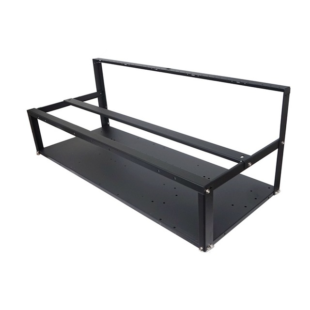 MG 6 8 12 14 16 18 10 GPU Open Air Steel Stackable Graphics Card Rack with USB Front Ports Private Mold in Stock