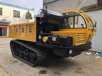 Dumper chenillé de type 6, 7 et 8 tonnes pour le transport de fruits de palmier à l'exportation vers la Malaisie