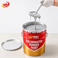 Peinture de finition en caoutchouc chloré YUHONG, revêtement liquide pour zones côtières, séchage physique, zone de projection, résistante aux produits chimiques, peinture pour navires