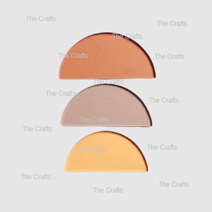 Lot de 3 plateaux Ramadan de différentes tailles et couleurs en métal pour la vaisselle à la maison et à l'hôtel - Product Image 1