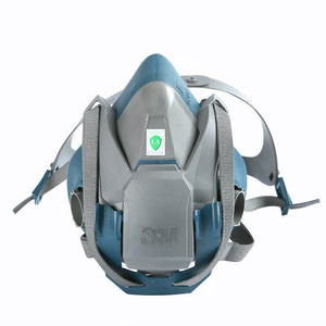 <span class=keywords><strong>Masque</strong></span> anti-<span class=keywords><strong>poussière</strong></span> et anti-gaz en silicone <span class=keywords><strong>3M</strong></span> 6502QL avec boucle rapide, demi-<span class=keywords><strong>masque</strong></span>, résistant aux taches et <span class=keywords><strong>à</strong></span> l'huile, produit de protection du travail - Product Image 1