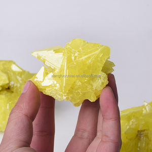 Cristal de <span class=keywords><strong>Azufre</strong></span> Natural en Bruto al por Mayor, Alta Calidad, Racimo de Cristal en Bruto, <span class=keywords><strong>Azufre</strong></span> Sólido Nativo Amarillo a Granel - Product Image 3
