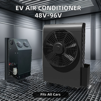 AC 12V 24V48V 60V 72V compresseur de voiture électrique nouveau chauffage de climatiseur de stationnement Vertical pour le refroidissement et le chauffage de cabine de camion