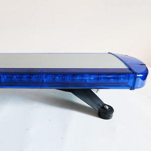Barra de luz de advertencia LED DE EMERGENCIA superbrillante de 47 pulgadas con bocina de altavoz incorporada y Sirena, colores rojo, blanco y azul, DC 12V, nueva condición - Product Image 5
