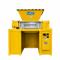 VANEST Doppelwellen-Schredder für Elektrokabel, Kupferdraht, Aluminiumdosen, Metallschrott, Zweiwellen-Zerkleinerer für Recyclinganlagen