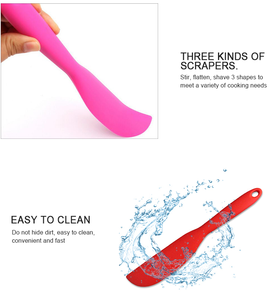 Spatule en silicone personnalisée antiadhésive sans BPA pour mélanger la crème et gratter les gâteaux en cuisine, idéale pour la pâtisserie - Product Image 5