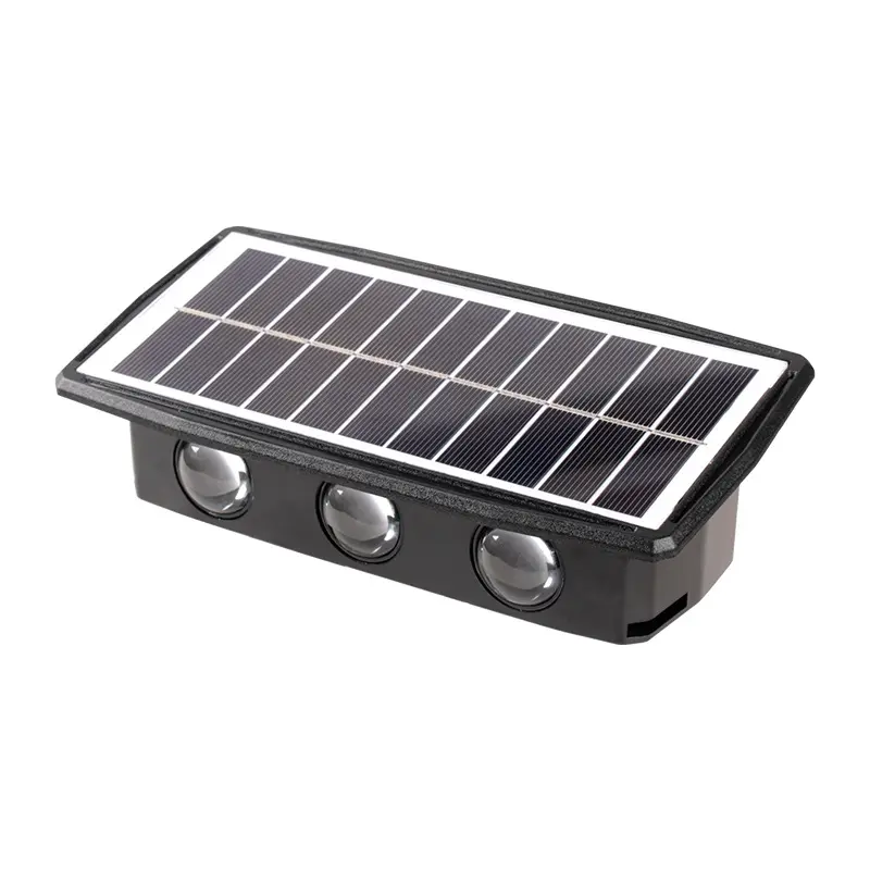 Dekorative Solar Wand leuchten Auto ON Off Solar Garden Step Treppen lichter wasserdichte Außen laterne