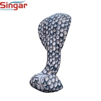 Décoration de scène de concert de musique, modèle de serpent gonflable géant Oxford avec LED, 6 m de hauteur, ventilateur intégré