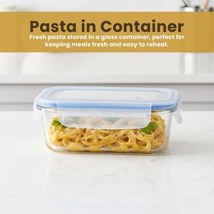 18-Piece Microwavable Glass Kitchen <b>Containers</b> Set-Eco-Friendly Leak-Proof & Dishwasher Safe - Product Image 4