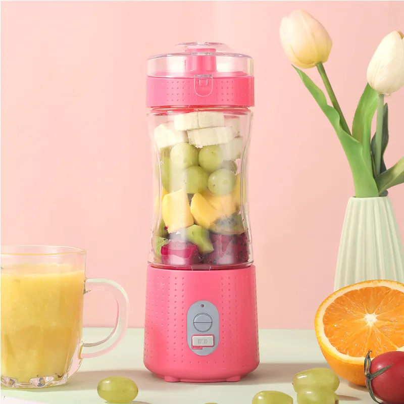 Frullatore da 380ml mini frullatore ricaricabile frullatori e spremiagrumi magici wireless mixer personale usb