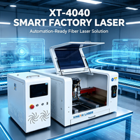 Machine de découpe laser à fibre de bureau 1200W avec contrôleur CNC Ruida, refroidissement par air, conception de table pour tôles et artisanat métallique (DWG)