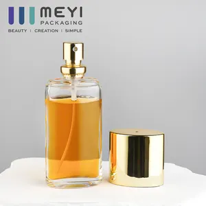 20ml round mini perfume glass bottle with spray pump and over cap