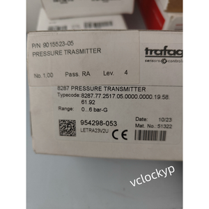 1 Uds. NUEVO sensor de presión Trafag 8287.77.2517 0-6bar - Product Image 1