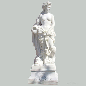 アンティーク裸女性彫刻自然大理石石ヌード女性ボディガーデン像 - Product Image 5